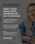 Taller Vision Board 2026 — Online | Manifestación con Conciencia